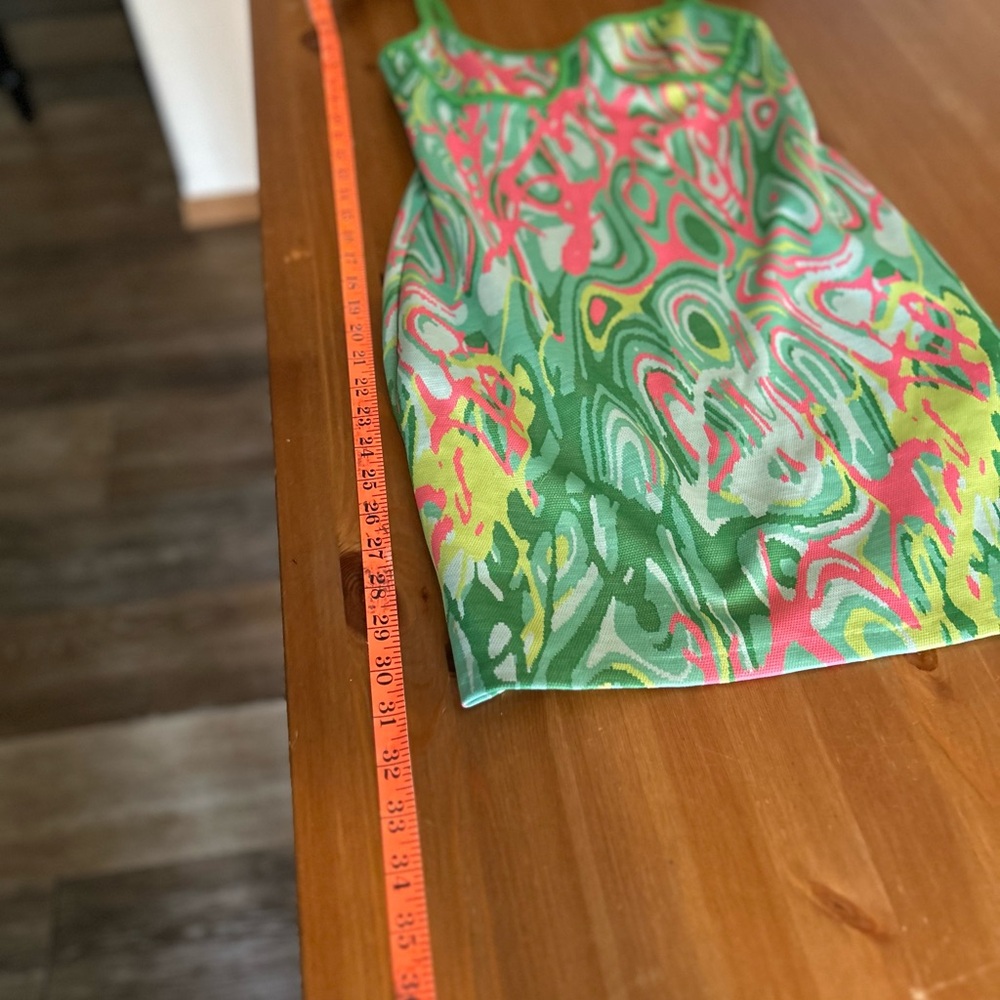 Zara MediumJacquard Green & Pink Knit
Mini Dress - Picture 8 of 10
